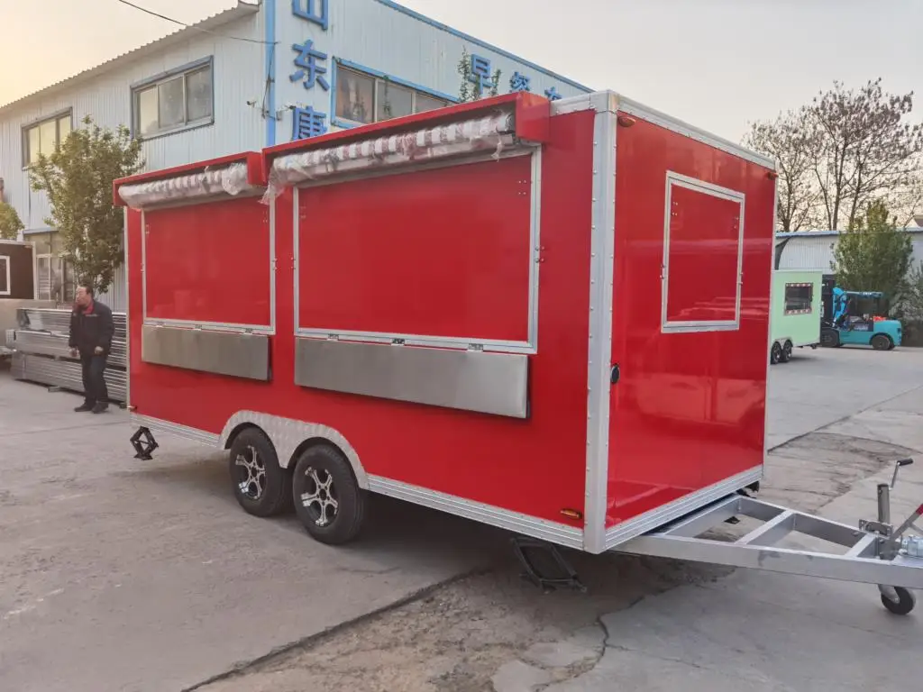 China concession Best Selling Products Mobile Street Ice Cream Hot Dog Fast Catering BBQ Coffee Vending Food Trailer For Sale