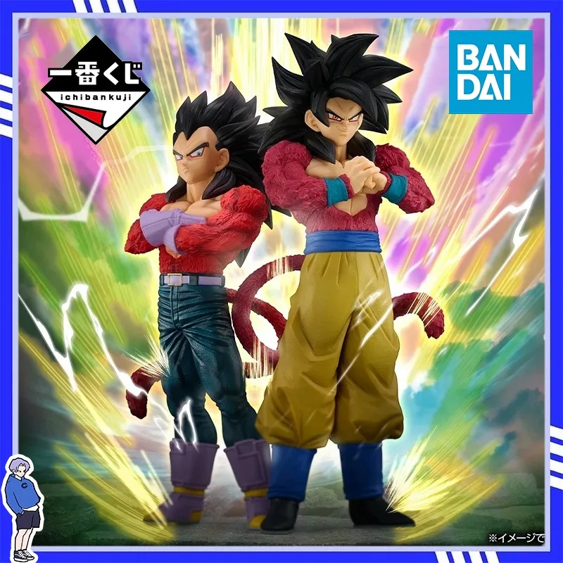 En stock Bandai Ichiban Kuji Sun Wukong Vegeta Trunks Pan&gill Figura Anime Dragon Ball GT Modelo Juguete en Caja