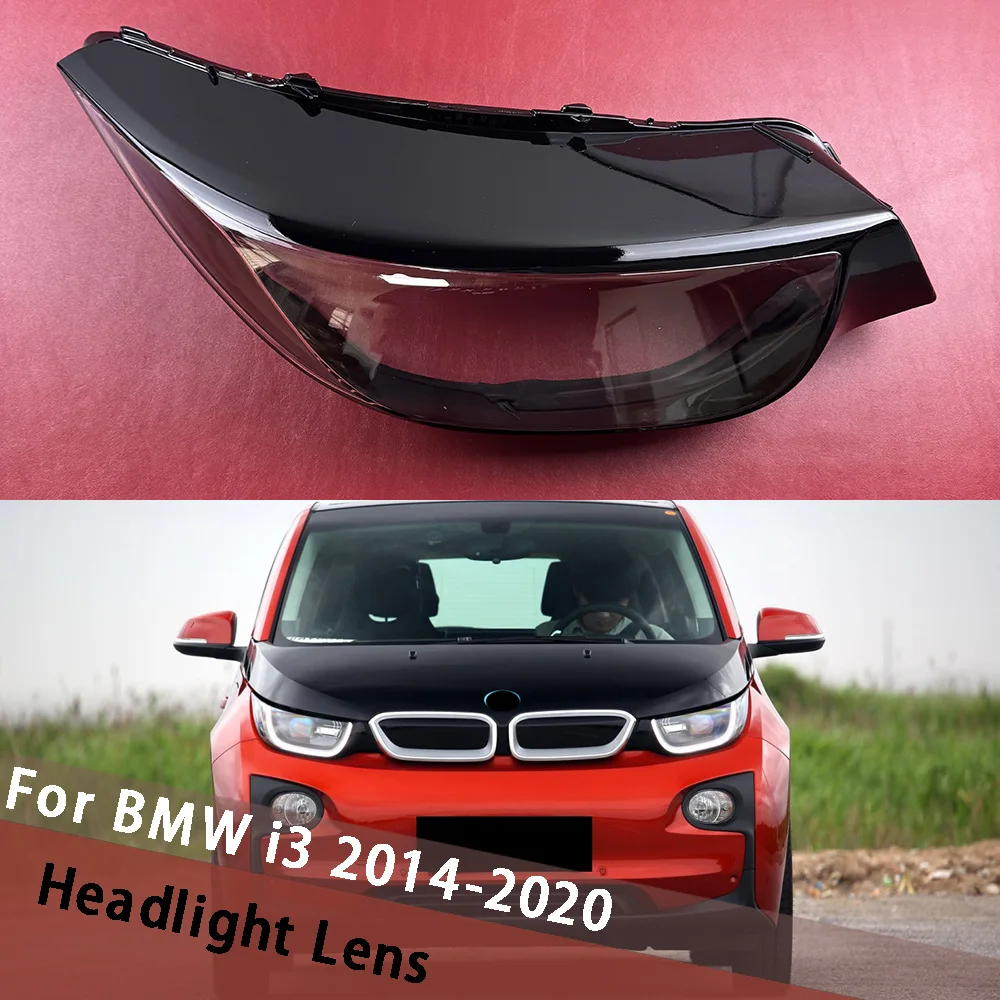 

For BMW i3 2014-2020 Headlight Cover Transparent Lampshade Lampcover Headlamp Shell Plexiglass Replace Original Lens Shade