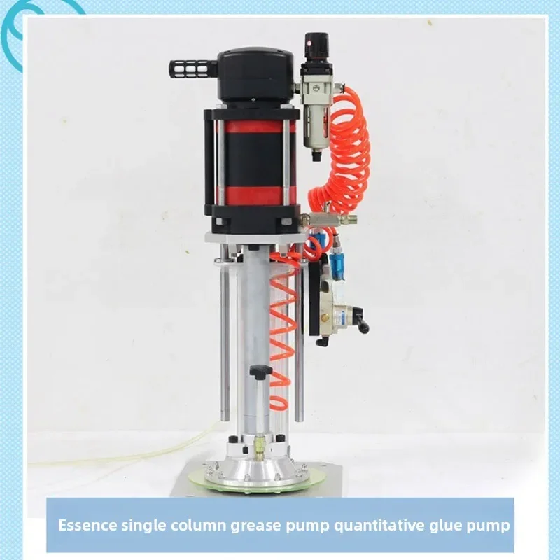 Pneumatic single column gluing pump