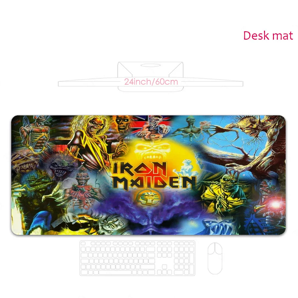 I-iron Maiden Cool Beautiful Anime Mousepad Mouse Mat Desk Mat Large Gaming Accessories Prime Gaming XXL Keyboard Pad