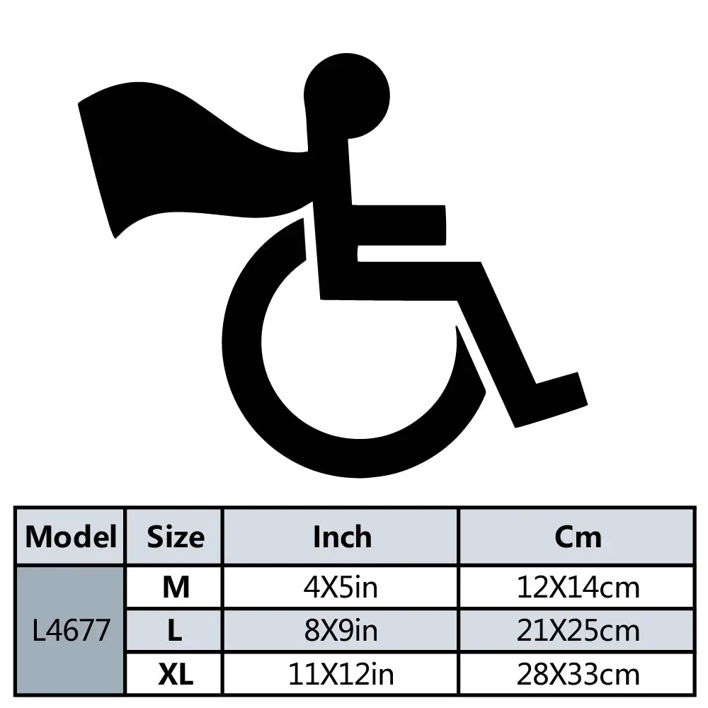 Disabled Person Icon Car Sticker Vinyl Decal Waterproof Fashion Car Full Body Styling Decoration