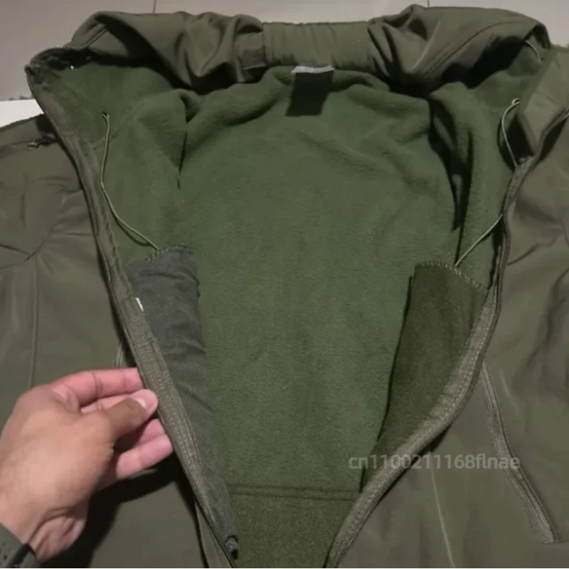 Outdoor Assault Suit, Men's Waterproof Tactical Jacket, Military Fan Suit M65 Windbreaker, Thick Cold Proof Jacket