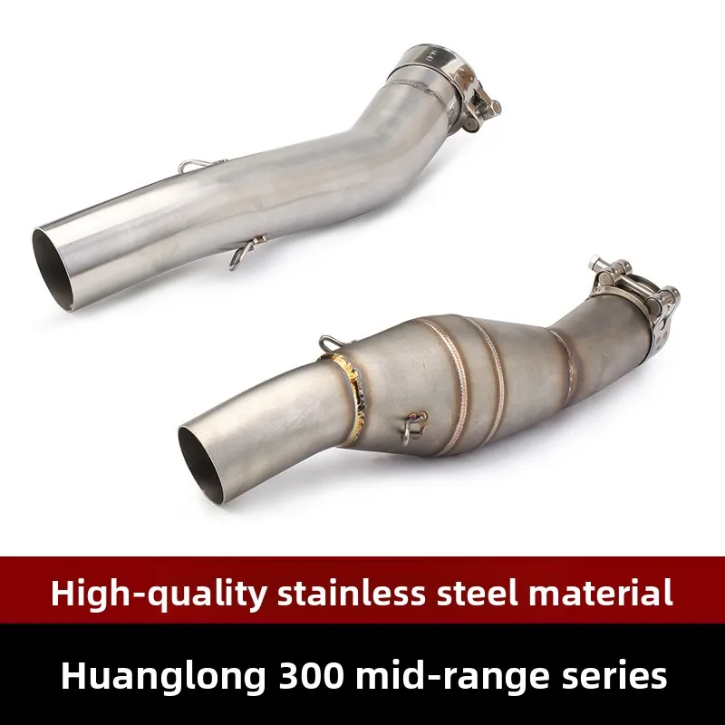 Motorcycle Modification for Benelli Yellow Dragon 150/300/600 Chunfeng 650NK Backpressure Midpipe Universal