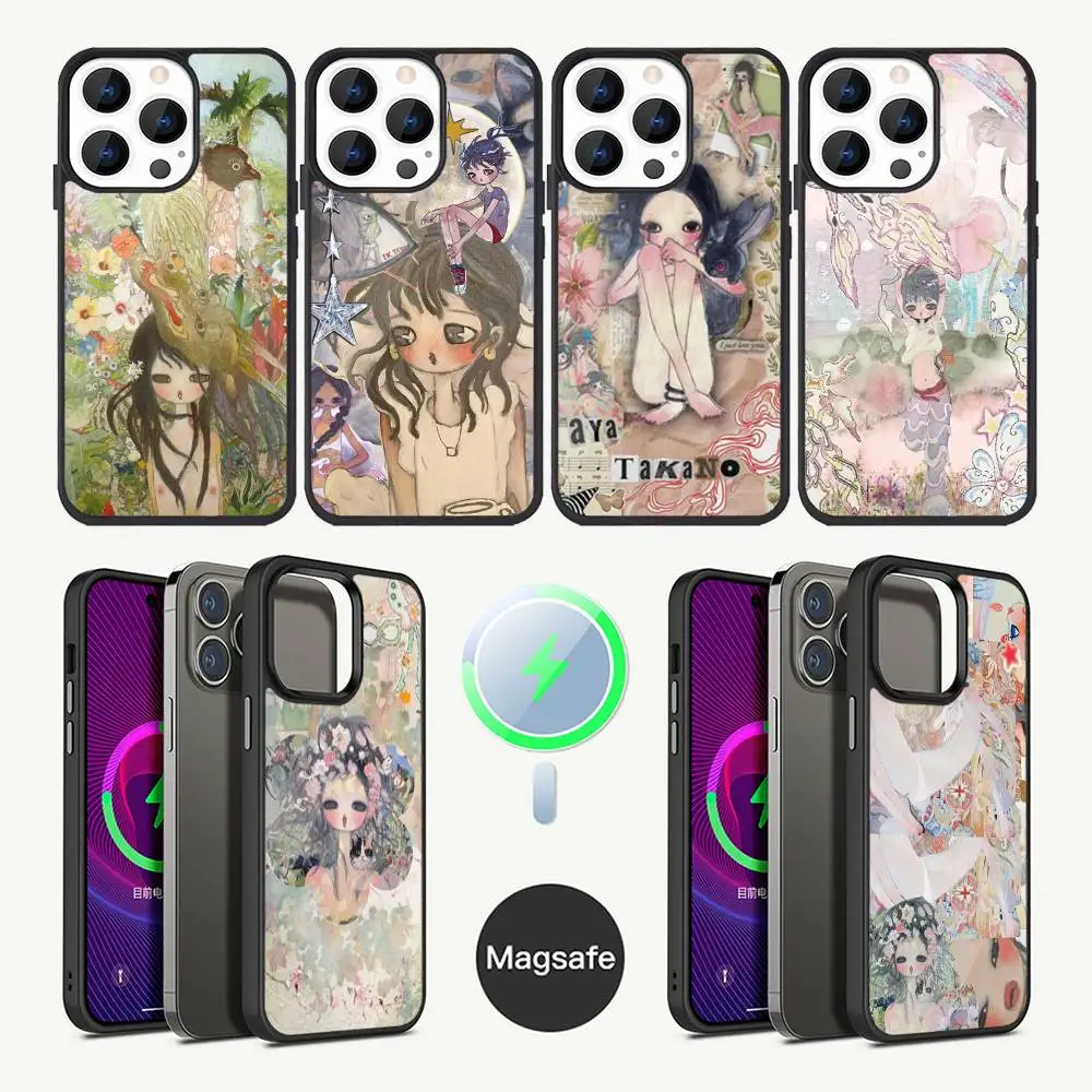 

Aya Takano Japanese painter Phone Case For iPhone 17,16,15,14,13,12,11,Plus,Pro,Max Mini Magsafe Magnetic Wireless Charging