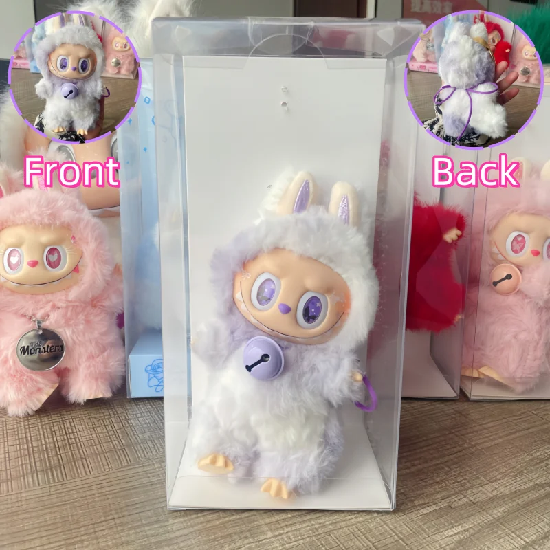 

Высококачественная Labubu фиолетовая серия Flying Skying Love Tail, коробка-сюрприз, цветная схема макияжа, виниловая копия подарка на фестиваль сердцебиения