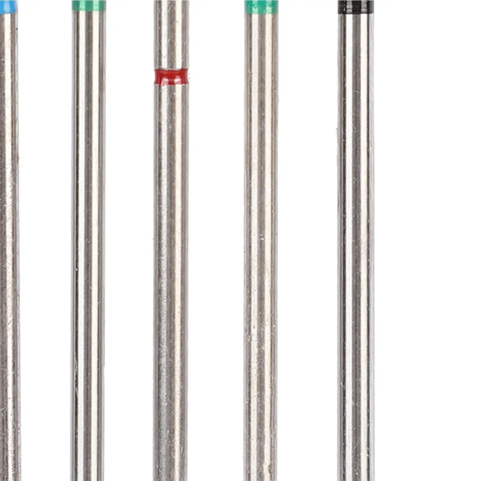 مجموعة قطع البشرة مكونة من 6 قطع من الفولاذ المقاوم للصدأ لأدوات مانيكير لإزالة طلاء الجل