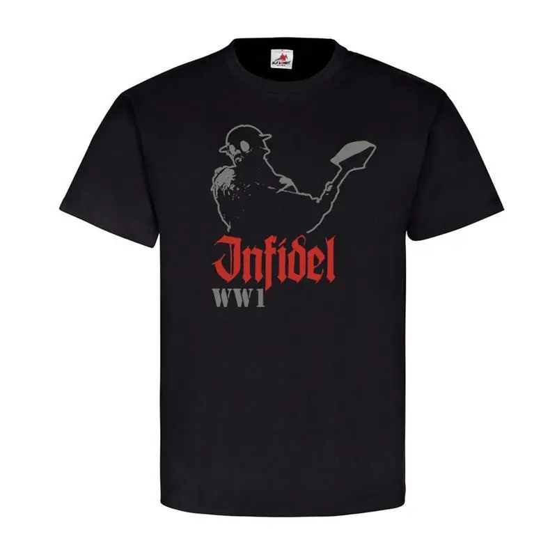 Infidel Ww1 English British Soldier Gallipoli Summer Verdun T Shirt 19357