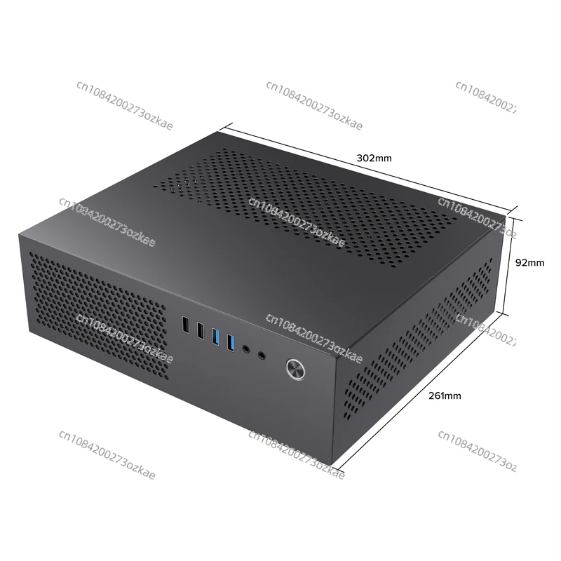 New A10 Mini Horizontal Vertical MATX Semi-High Graphics Card Small 1U Power Supply 7.3lhtpc Computer Case