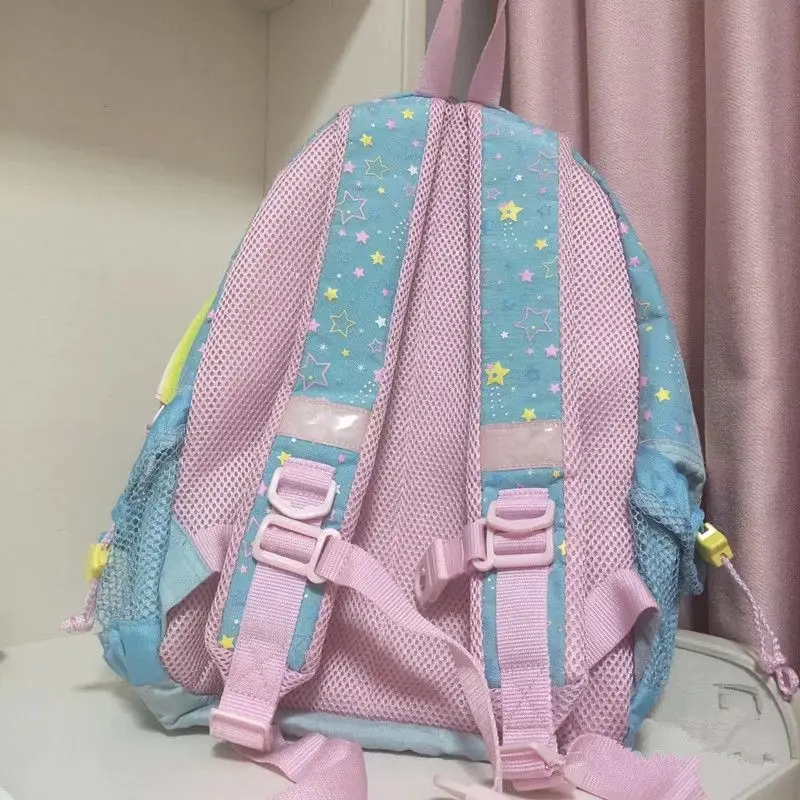 Sanrio-mochila bonita para estudiantes de primaria y secundaria, morral escolar Kawaii para mujeres