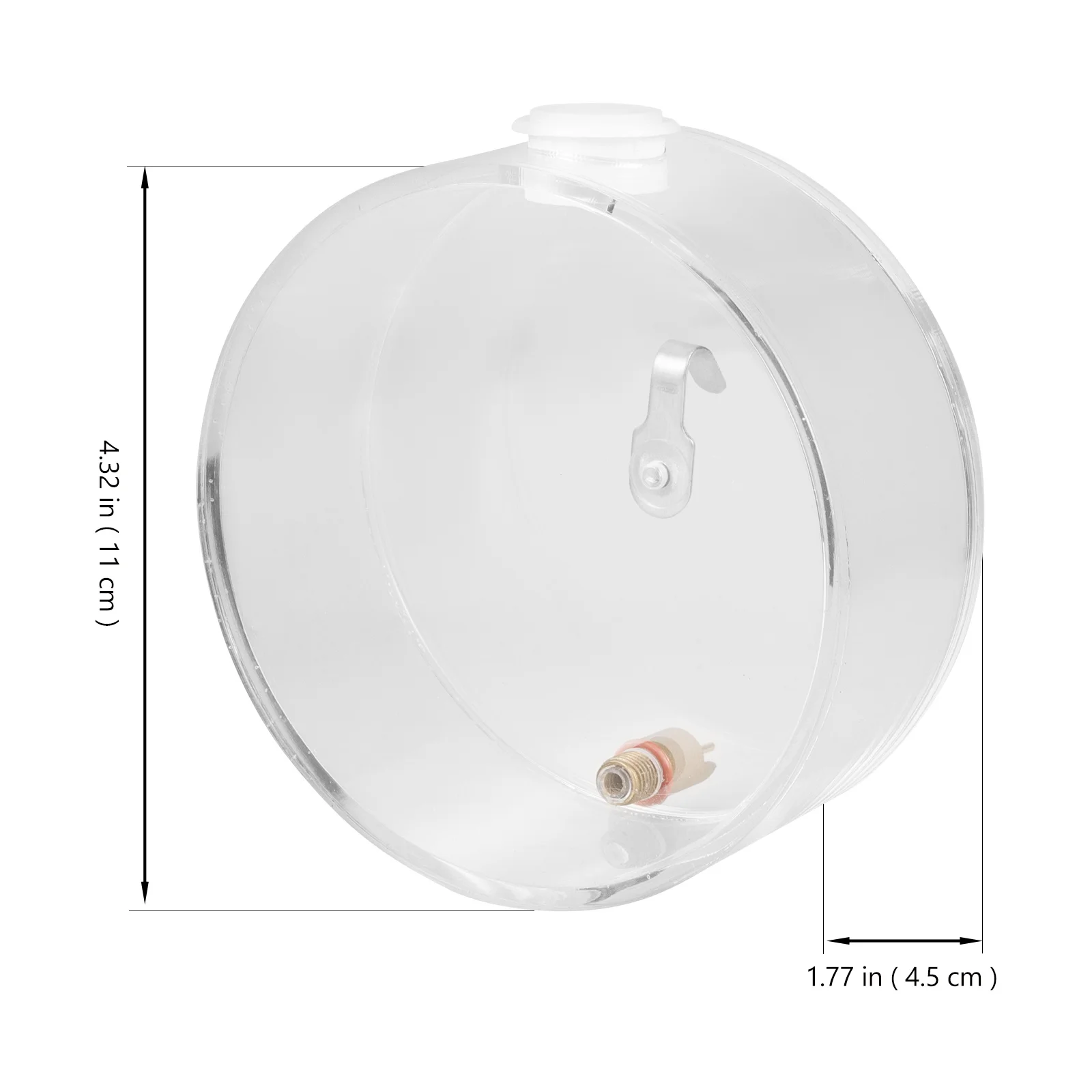 

Parrot Water Dispenser Bird Cage Attached Drinking Feeder for Small Birds Automatic Waterer Suitable for Parakeets Cockatiels