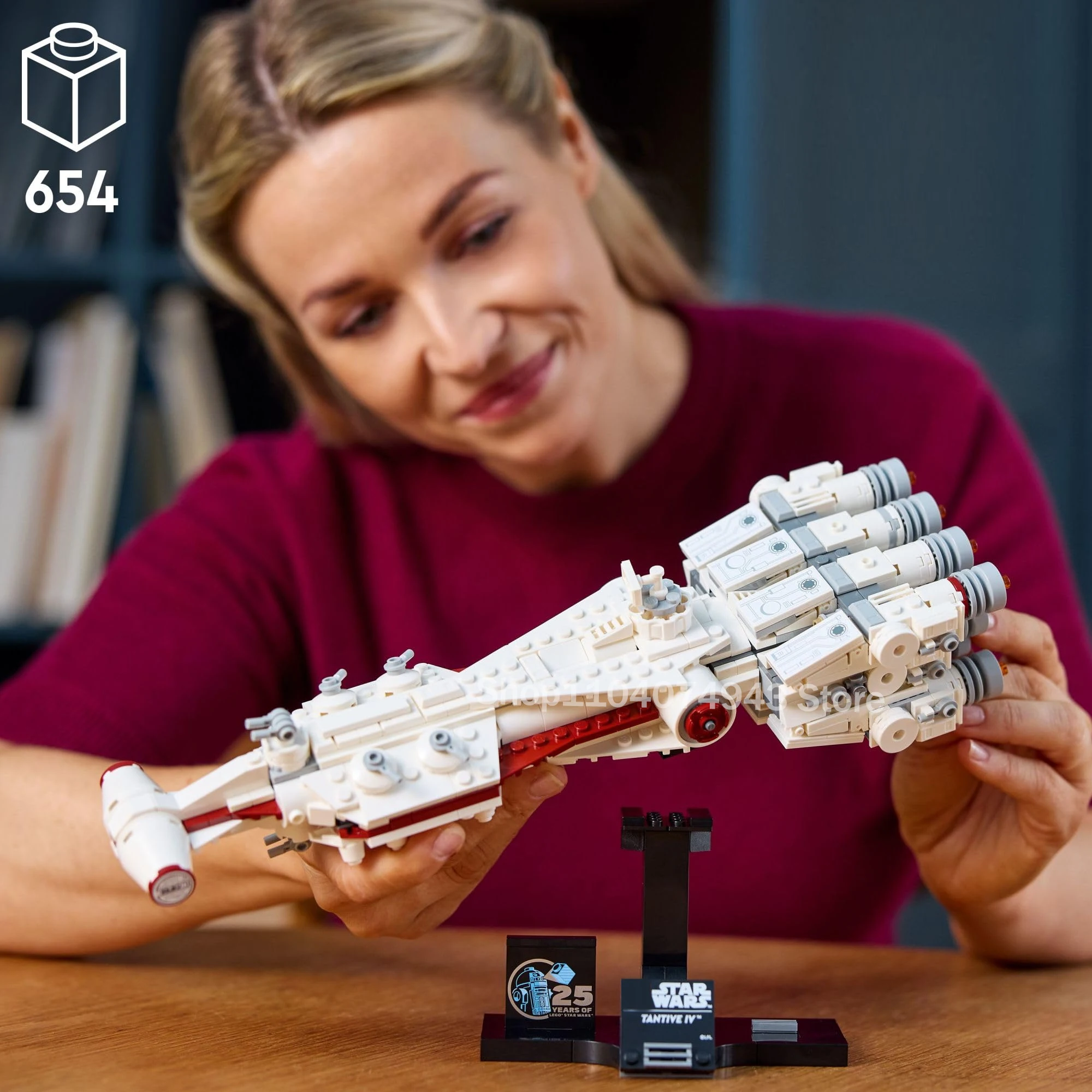 New Model Tantive IV Spaceship Building Blocks Model Assembling Fit STEM Toys 654 Pcs Spacecraft for Children Birthday GiftsNew