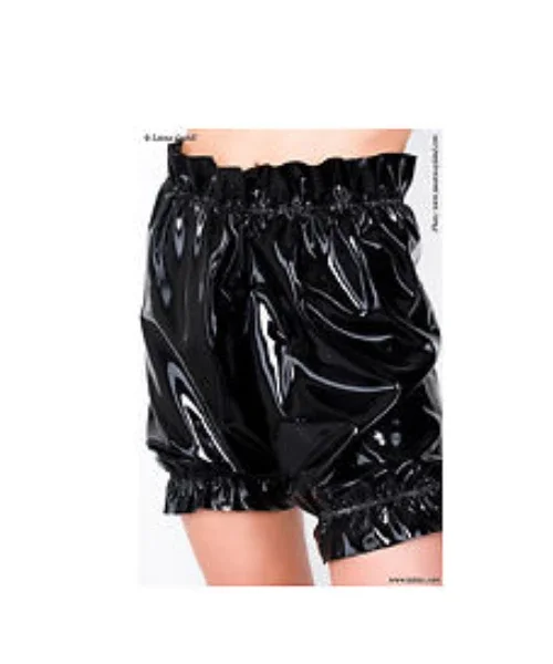 

Latex Rubber Gummi Halloween Sports pants Black-Party -Panty Briefs shorts Masquerade