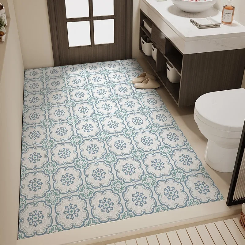 

Bathroom Carpet Strong Absorbent Diatom Mud Mat Toilet Washbasin Non-slip Floor Mats Big Size Bath Large Rug Alfombra De Baño