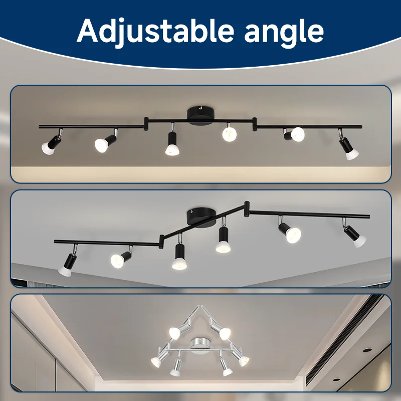 GU10 Modern Led Light Ceiling Lamp Led Ceiling Spotlights Living Room Light Fixture Indoor For Dinning Room Bedroom Kitchen