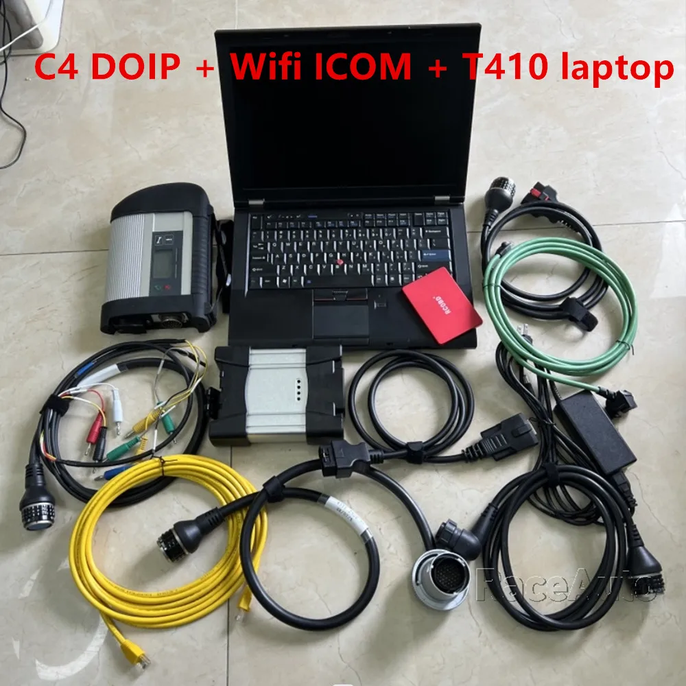 

Программное обеспечение 2 в 1 для BMW ICOM WIFI Next + MB SD C4 Plus Star Diagnosis Поддержка Doip для автомобилей Грузовики в ноутбуке T410 I7 4G Полный комплект