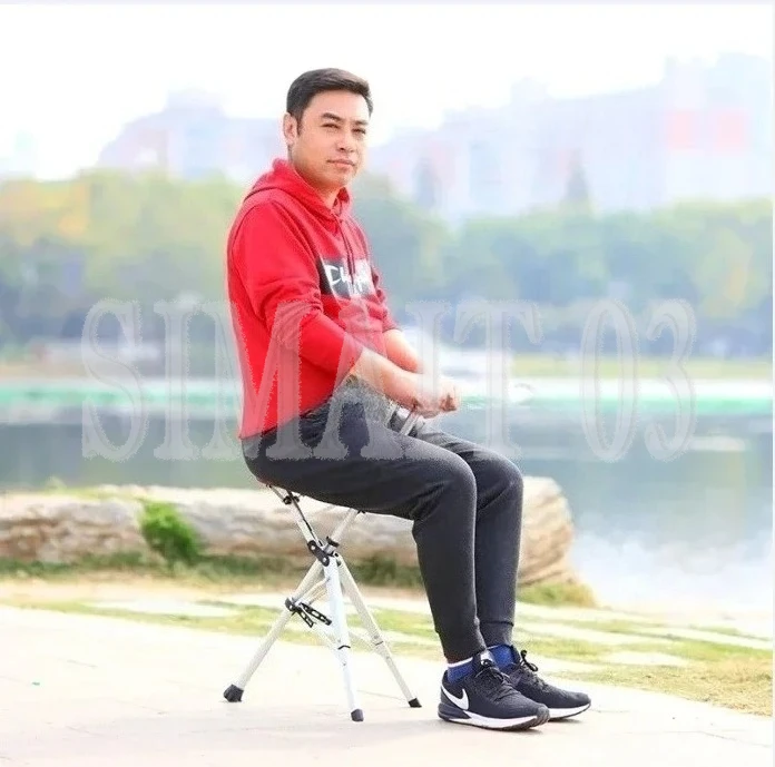 

New High Quality Aluminum Alloy Foldable Walking Cane Stick With Seat Adjustable Elderly Crutch Chair With Stool