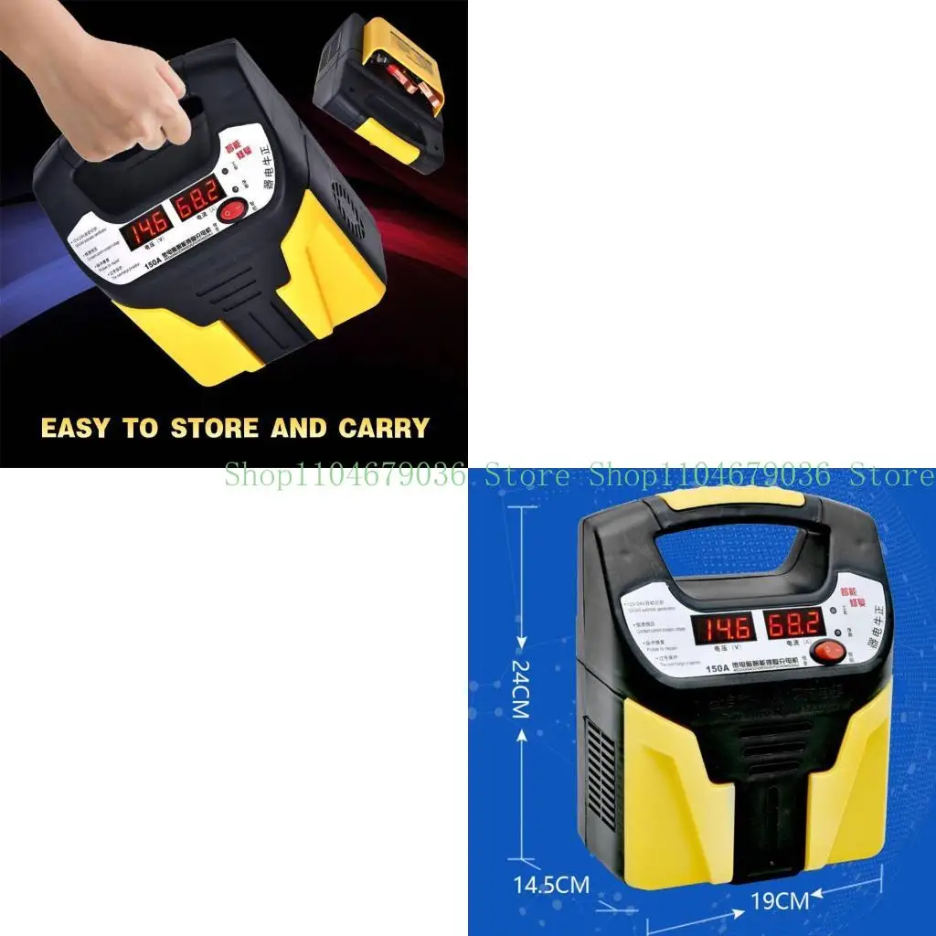 

for Smart Battery 12V/24V Automotive Battery Trickle for Smart Repair for Car Truck Boat Motorcycl