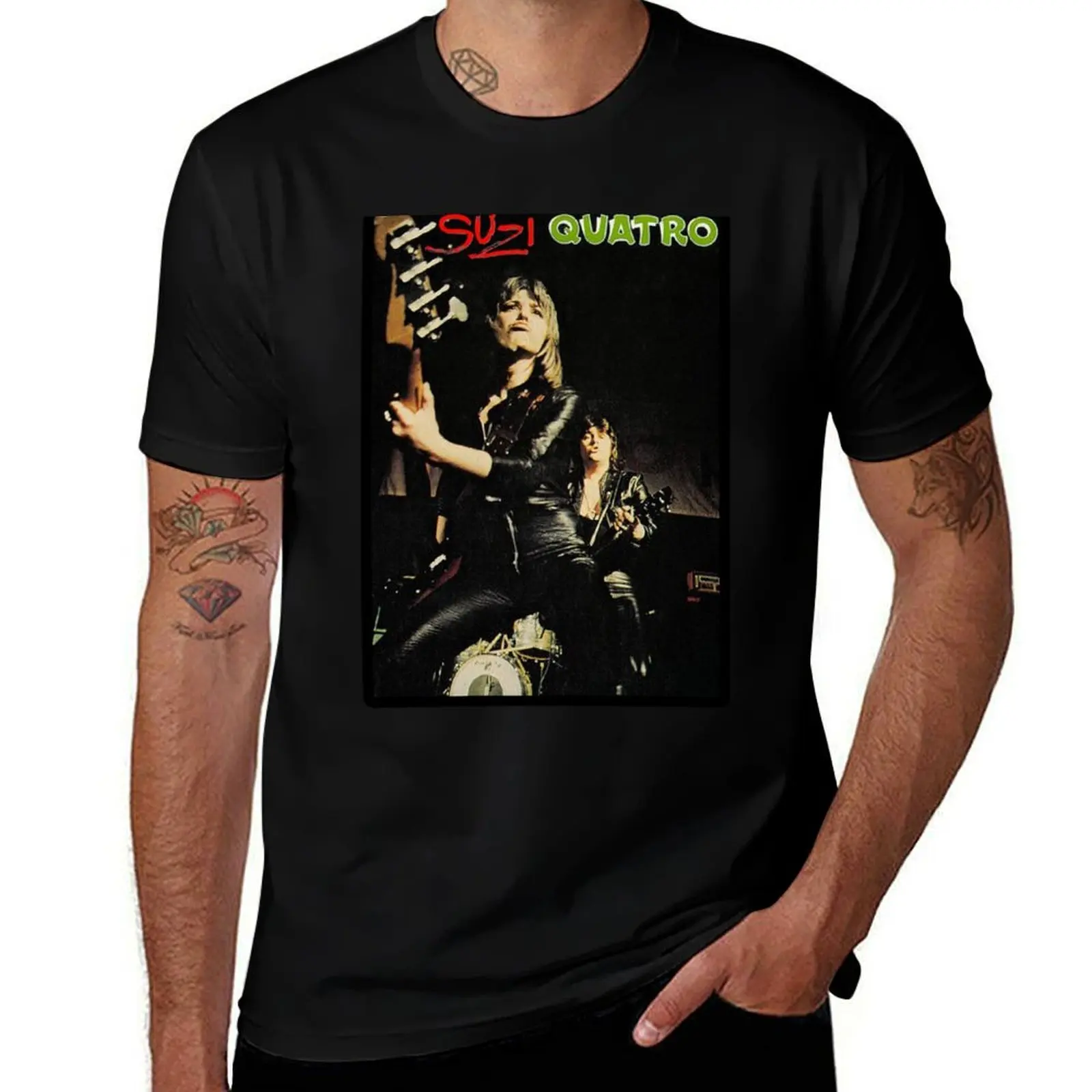 SUZI QUATRO MUSIC ART T-Shirt Lightweight Cooling Short Sleeve Tee T-Shirt