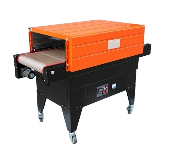 SANYING BS-4525 PVC/POF jet-propelled heat tunnel thermal film shrinking wrapping machine