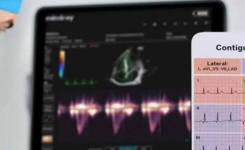 Flashcard de enfermería Interpretación rápida de Ekg Accesorios cardíacos Suministros Referencia de 3 piezas para clínicas Rn de telemetría Icu Er
