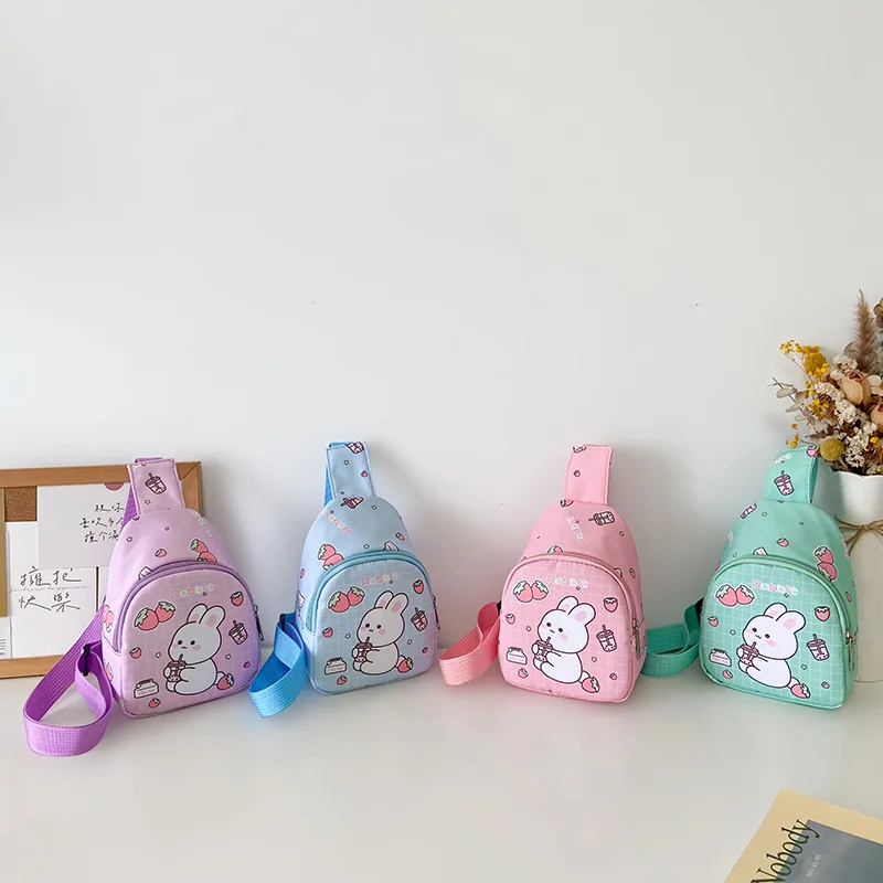 Sac messager mignon pour enfants, sacs de poitrine pour enfants, sac à main pour femmes, sacs en toile de dessin animé, sacs pour mère et fille