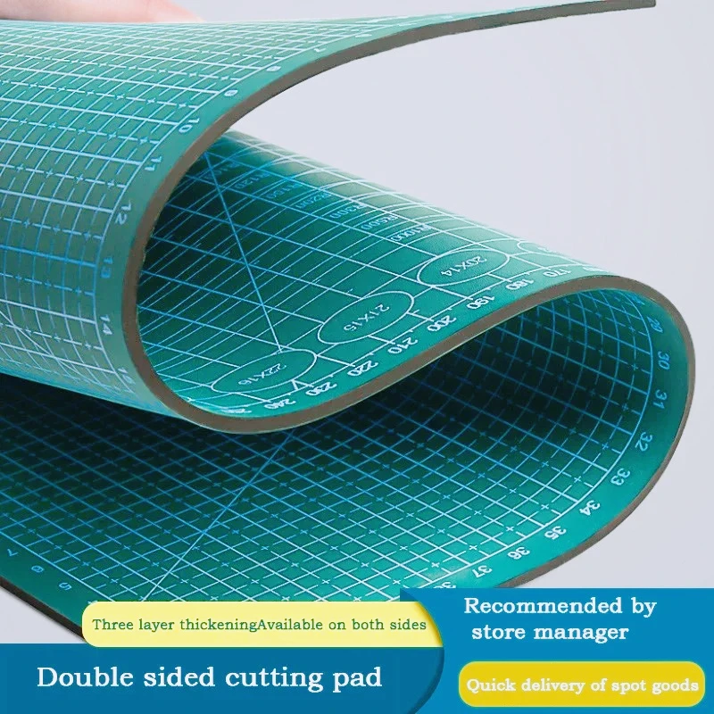 

Cutting Mat Pad Double-sided Patchwork Cut Pad Patchwork Tools Manual DIY Model Tool Cutting Board Self-healing A3 A4 A5 PVC