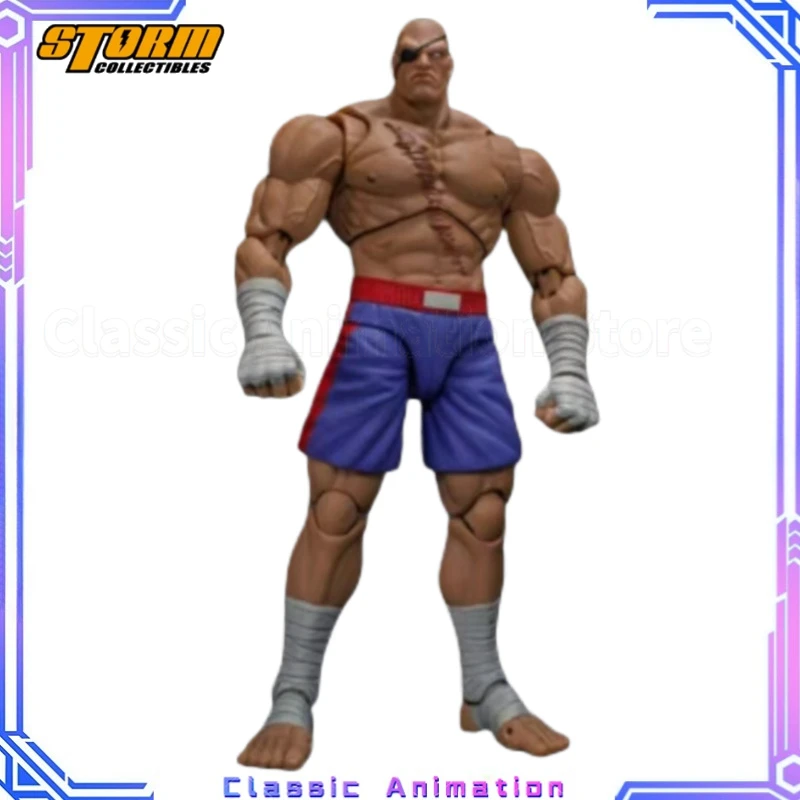 

【Оригинал】Storm Collectibles Ultra Street Fighter II: The Final Challengers Sagat 1/12 Фигурка Модель игрушки