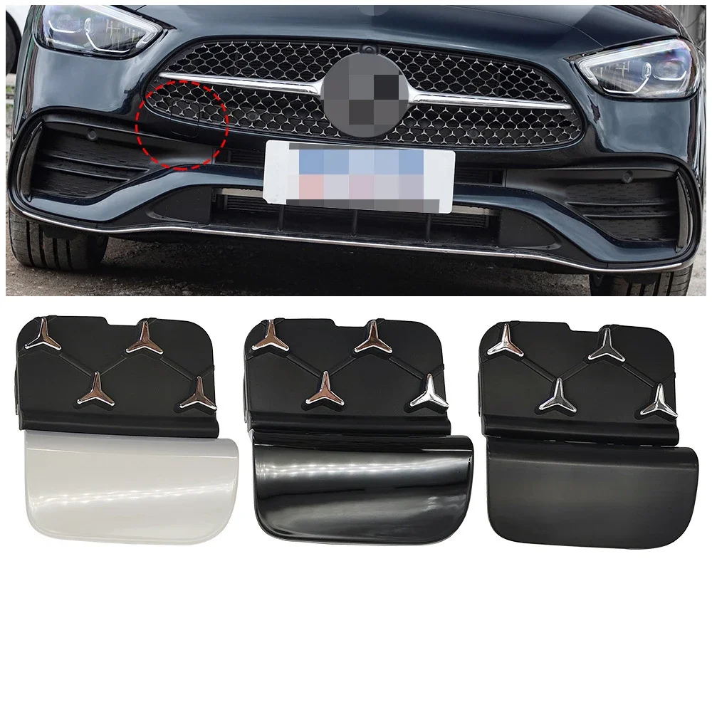 

For New Mercedes Benz C-Class W206 Front Bumper Trailer Cover Starry Sky Towing Hook Cover Plate 2068850402 2021-2023