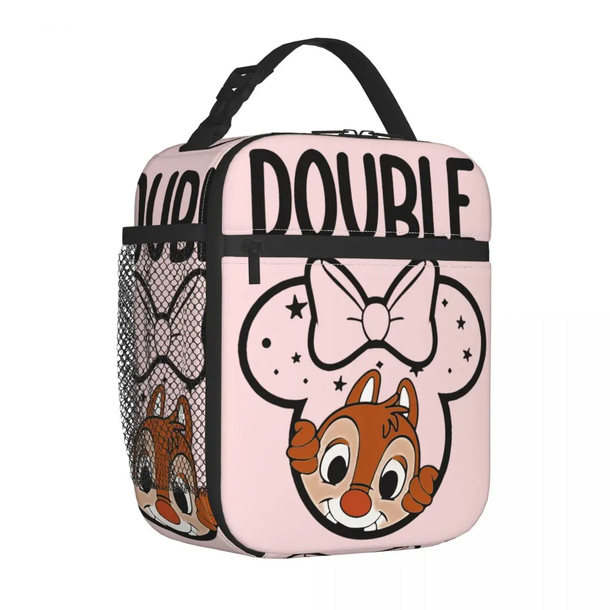 

Креативные двойные изолированные сумки для обеда с чипом и Дейлом, термосумка, контейнер для еды, герметичная сумка-тоут, ланч-бокс, сумки для еды