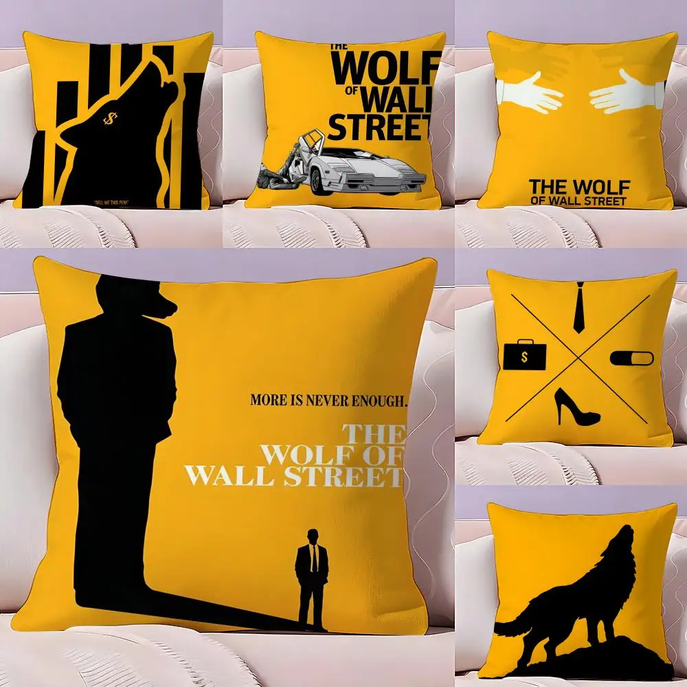 

Наволочка для подушки «Волк с Уолл-стрит», двусторонняя плюшевая наволочка для автомобиля, дивана, спальни, декоративная наволочка в подарок