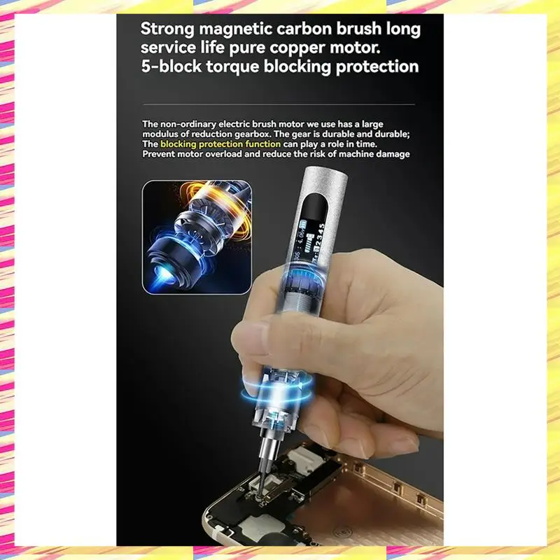

ABJJ Mini 32-In-1 Professional Electric Screwdriver Kit Precision Equipment Repair Screwdriver Ultra-HD Monitor Repair Tools