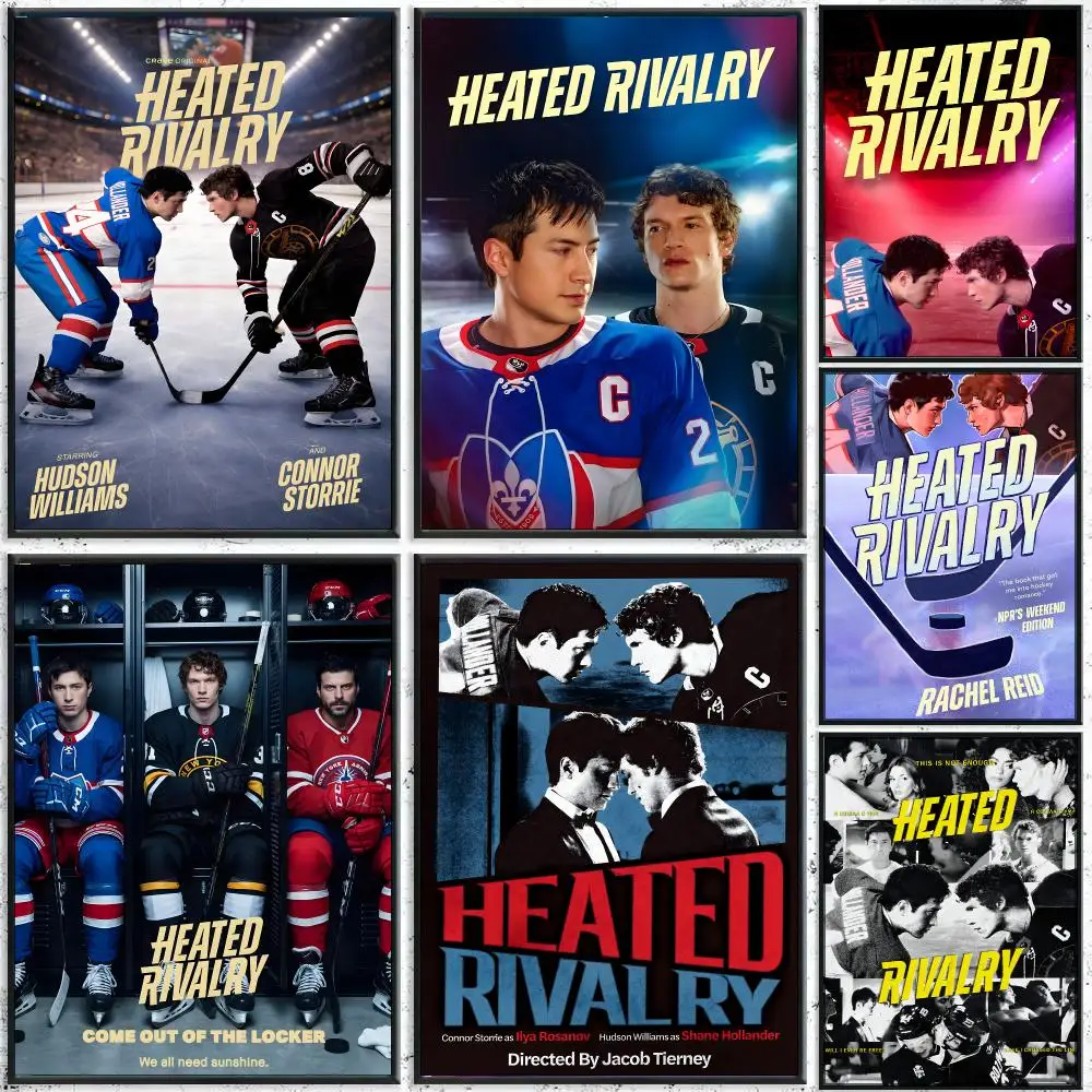 Movie H-Heated Rivalry Poster High-Quality Waterproof Wall Decal for Study, Living Room & Garage, Great Gift for Fans