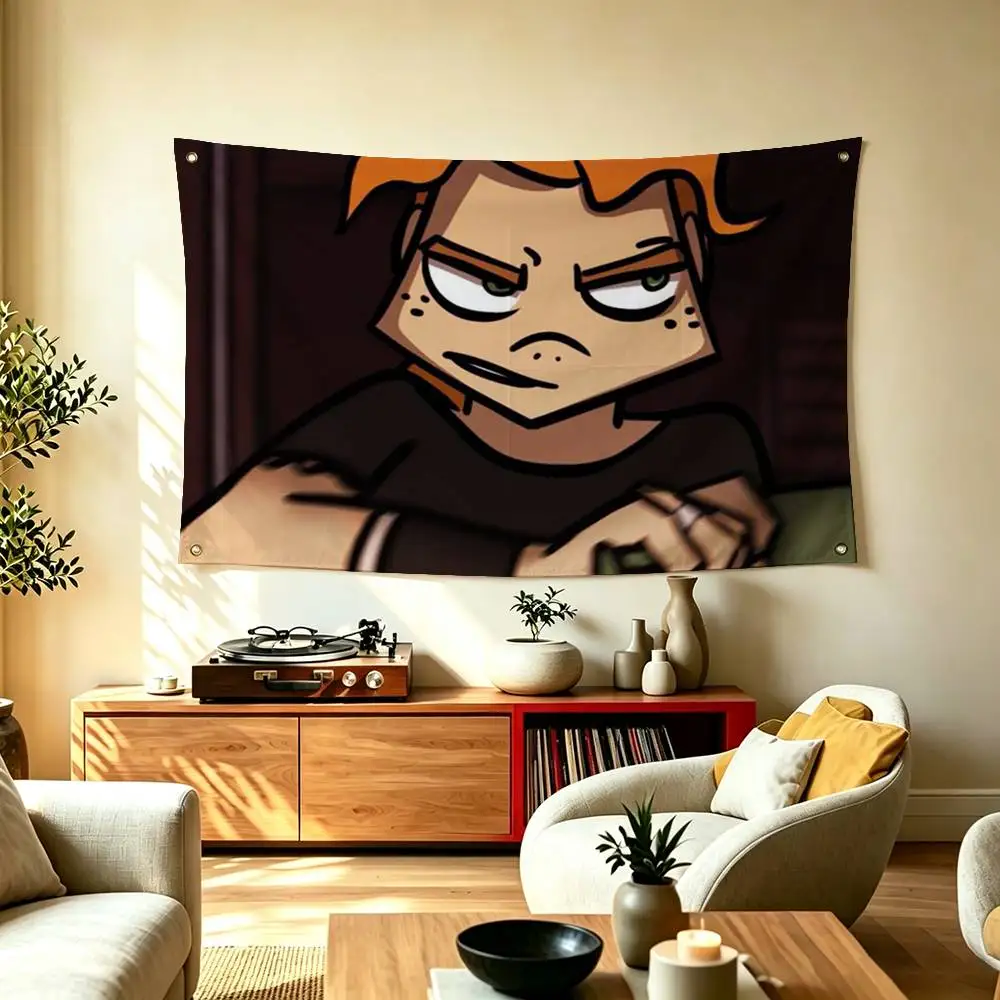 M-Metal Family Victoria Biker Mom Flags for Bedrooms Home Decor Items Outdoor Decors Garage Decoration Flaga