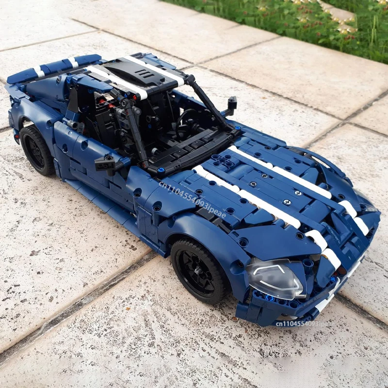 

НОВЫЙ Dodge Viper GTS Coupe масштаб 1:11, гоночный спортивный автомобиль, строительные блоки, сделай сам, чемпион-гонщик, автомобиль для 42154, кирпичи, игрушка в подарок