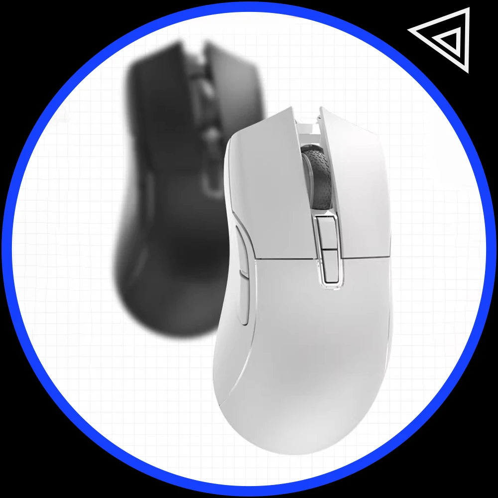 

Игровая мышь Darmoshark N3, 26000 точек на дюйм, 3395, флагманский оптический сенсор, беспроводная мышь с тремя режимами подключения для CSGO, аксессуары для ПК, подарки