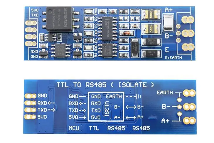 Immersion gold ttl to RS485 TO TTL module With isolated microcontroller serial UART automatic flow control Industrial module