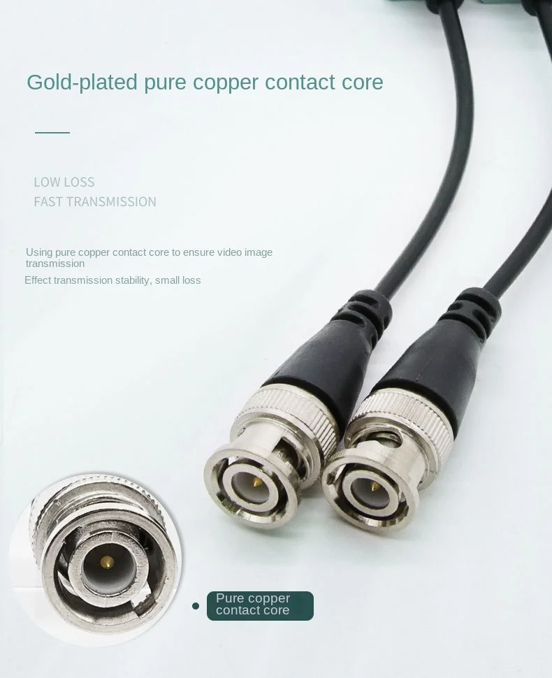1 пара/2 шт., BNC-кабель для сетевого кабеля