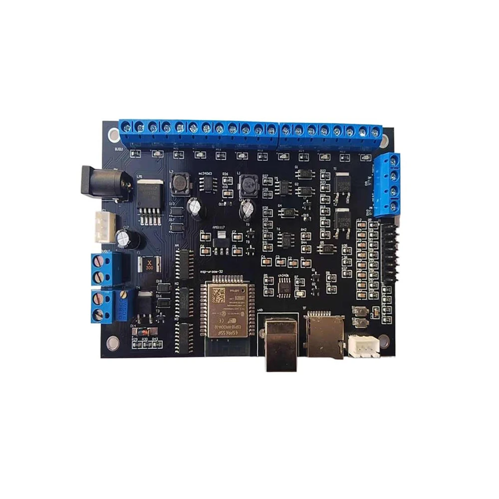 CNC 6 Axis GRBL Breakout Board Control Panel USB Motion Card 32bit ESP32 WiFi CPU Similar Mach3 Router Controller DIY Parts