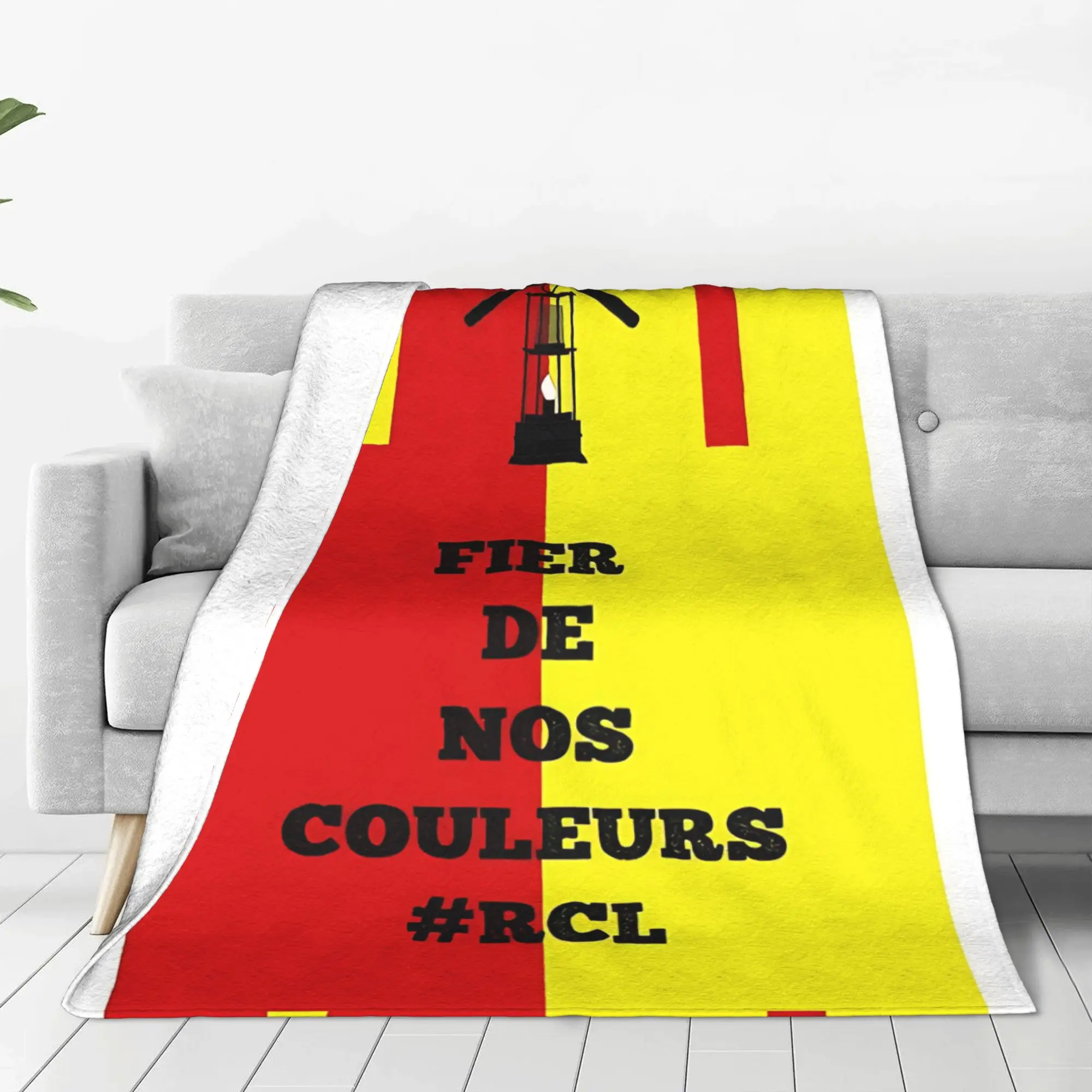 1PC vintage athletic RC Lens Home Room Decorations Winter Blankets For Adults Bedding Home Interior Sofa Knee