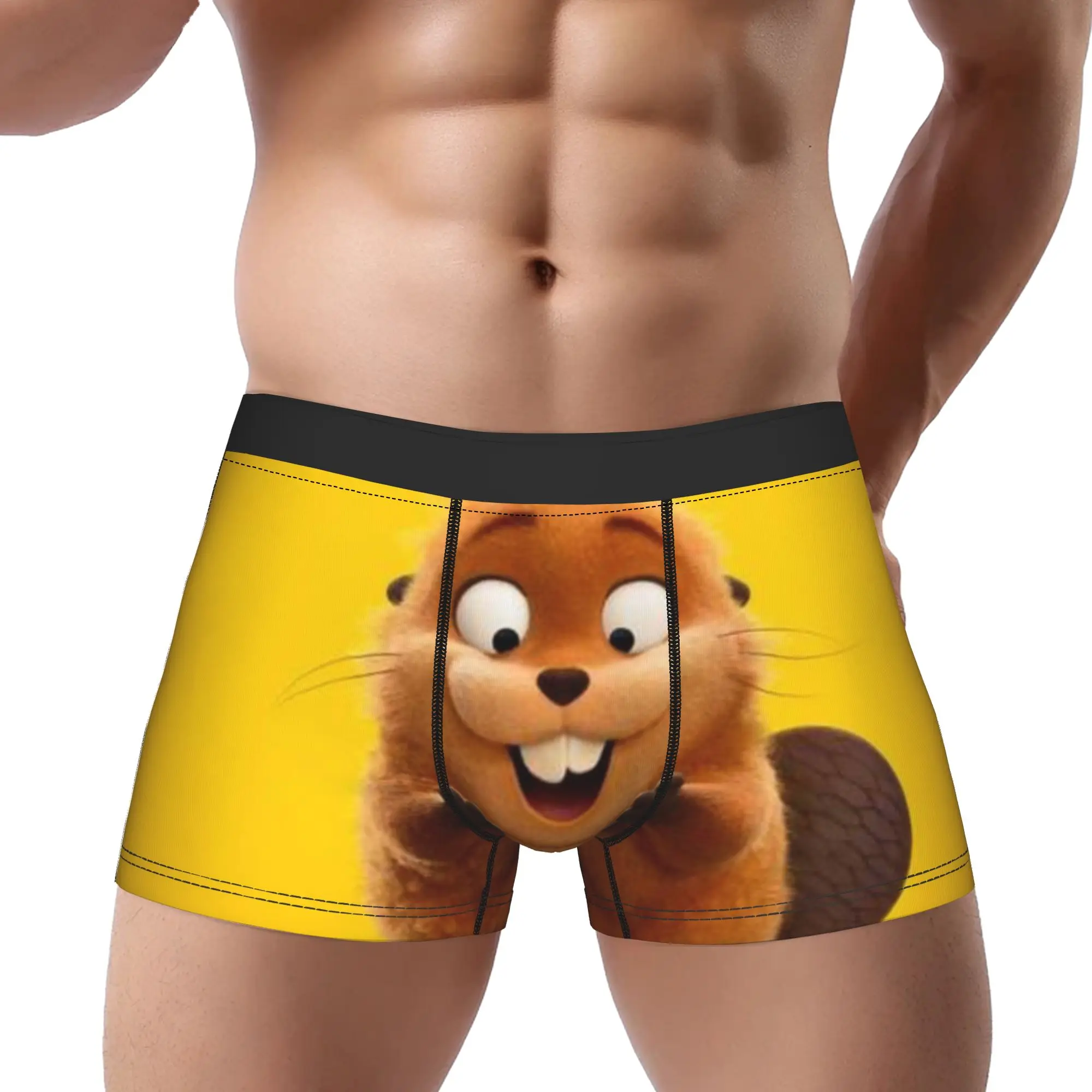 

Mabel Tanaka Hoppers Underpants Breathbale Panties Men's Underwear Ventilate Shorts Boxer Briefs
