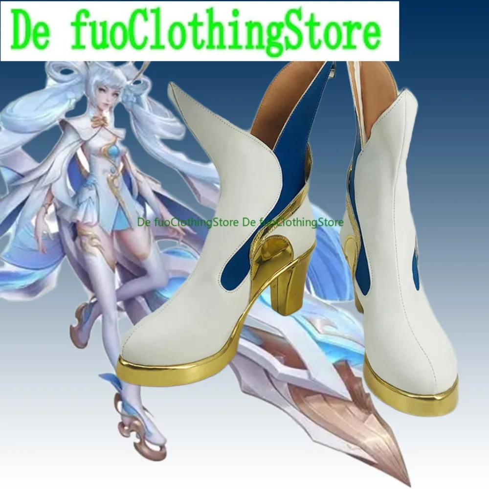 

DefuoClothing Honor Of Kings Sun Shangxiang обувь для косплея аниме игры ролевые костюмы для Хэллоуина обувь ботинки