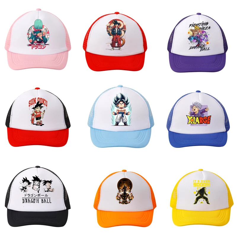 

Dragon Ball Baseball Hat Sweat Absorbing Breathable Comfortable Sunshade Hat Anime Pattern Washable Hat Children's Birthday Gift