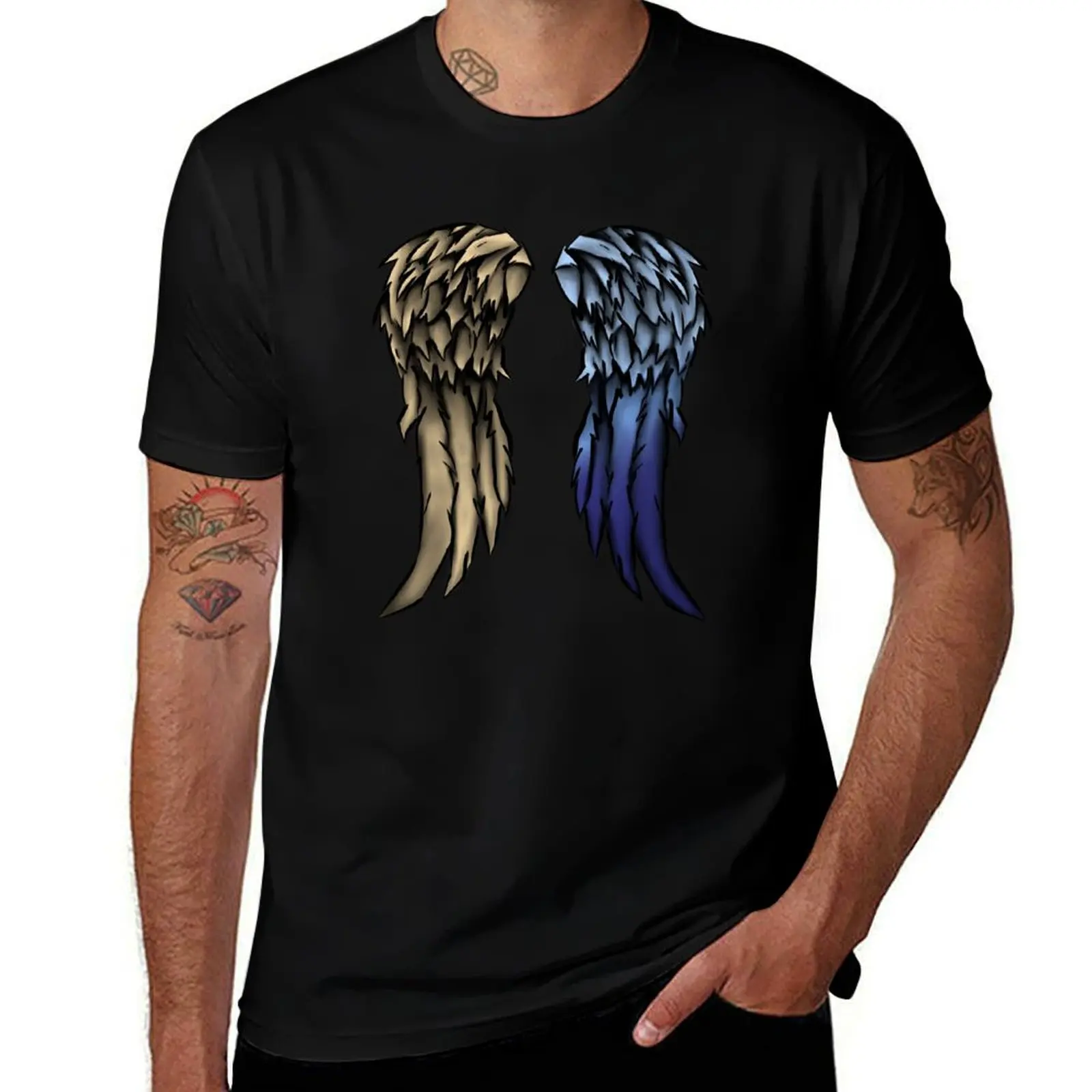 Daryl Dixon Wings (season 10) T-Shirt Anime t-shirt oversized croswit shirt man t shirts for men pack