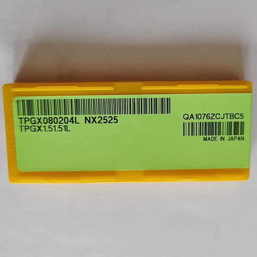 TPGX080202L NX2525/TPGX080204L NX2525/TPGX080204L HTi10 TPGX1.51.50.5 TPGX1.51.51 CNC carbide inserts turning inserts 10PCS/BOX