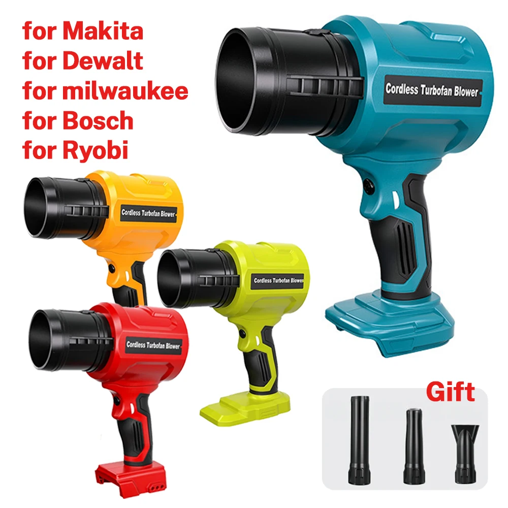

NEW Brushless Electric Air Blower 14000rmp For Makita/Dewalt/Dewalt/Dewalt/Ryobi 18V Battery For Leaf Dust Snow Clean Power Tool
