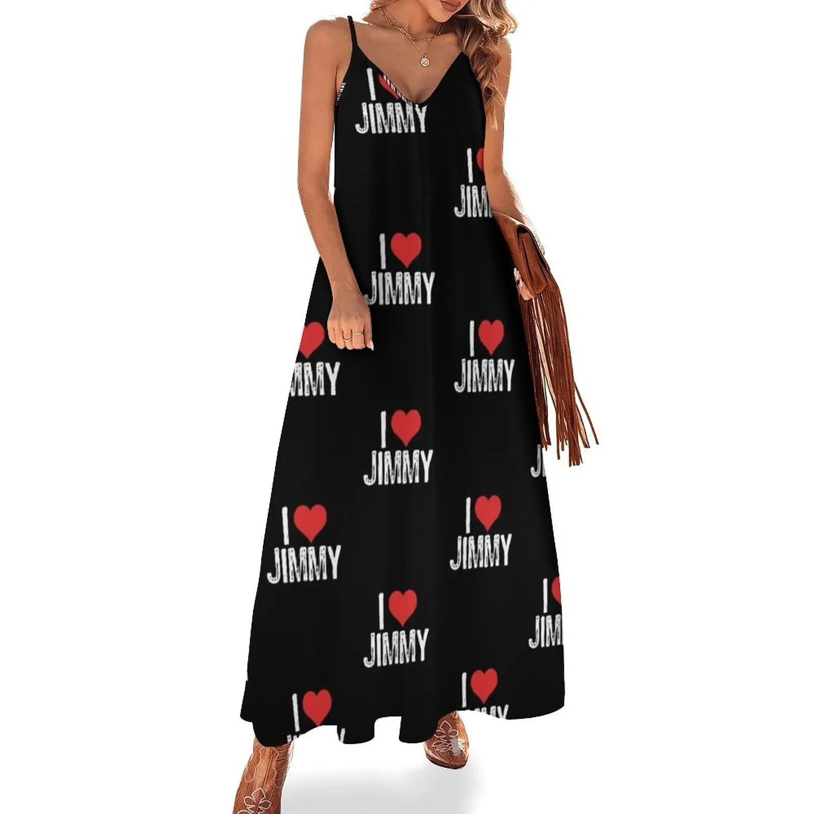 

I Love Jimmy Sleeveless Dress summer dress women 2025 birthday dress for women luxury 2025 clothing women summer 2025