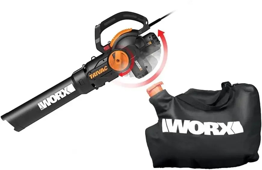 12 Amp 3-in-1 Electric Leaf Blower/Mulcher/Yard Vacuum - WG512