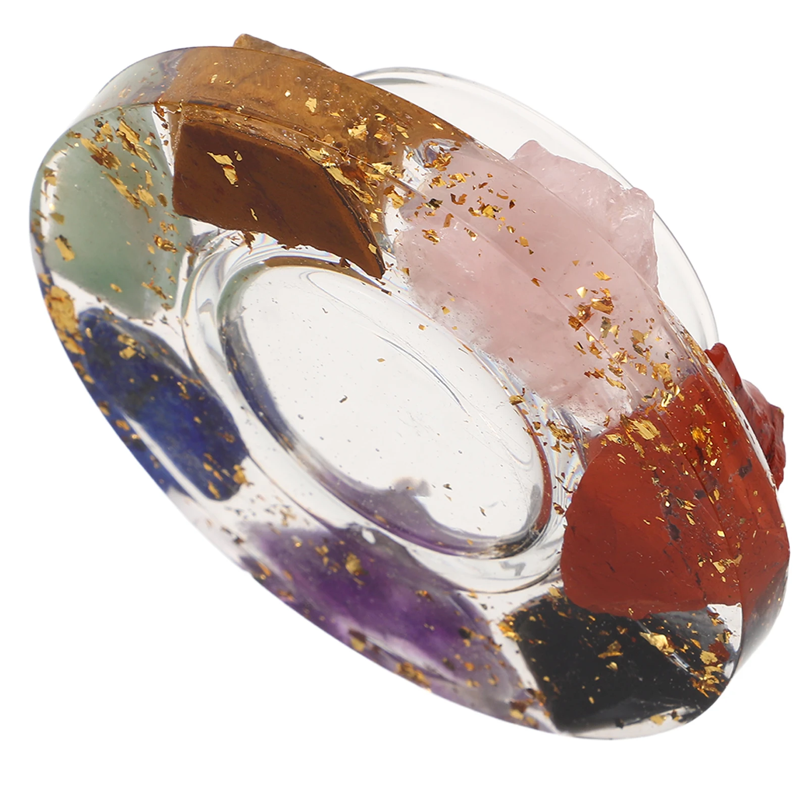 

Crystal Holder Holders for Table Centerpiece Dinner Decor Round Flat Plate Decorative