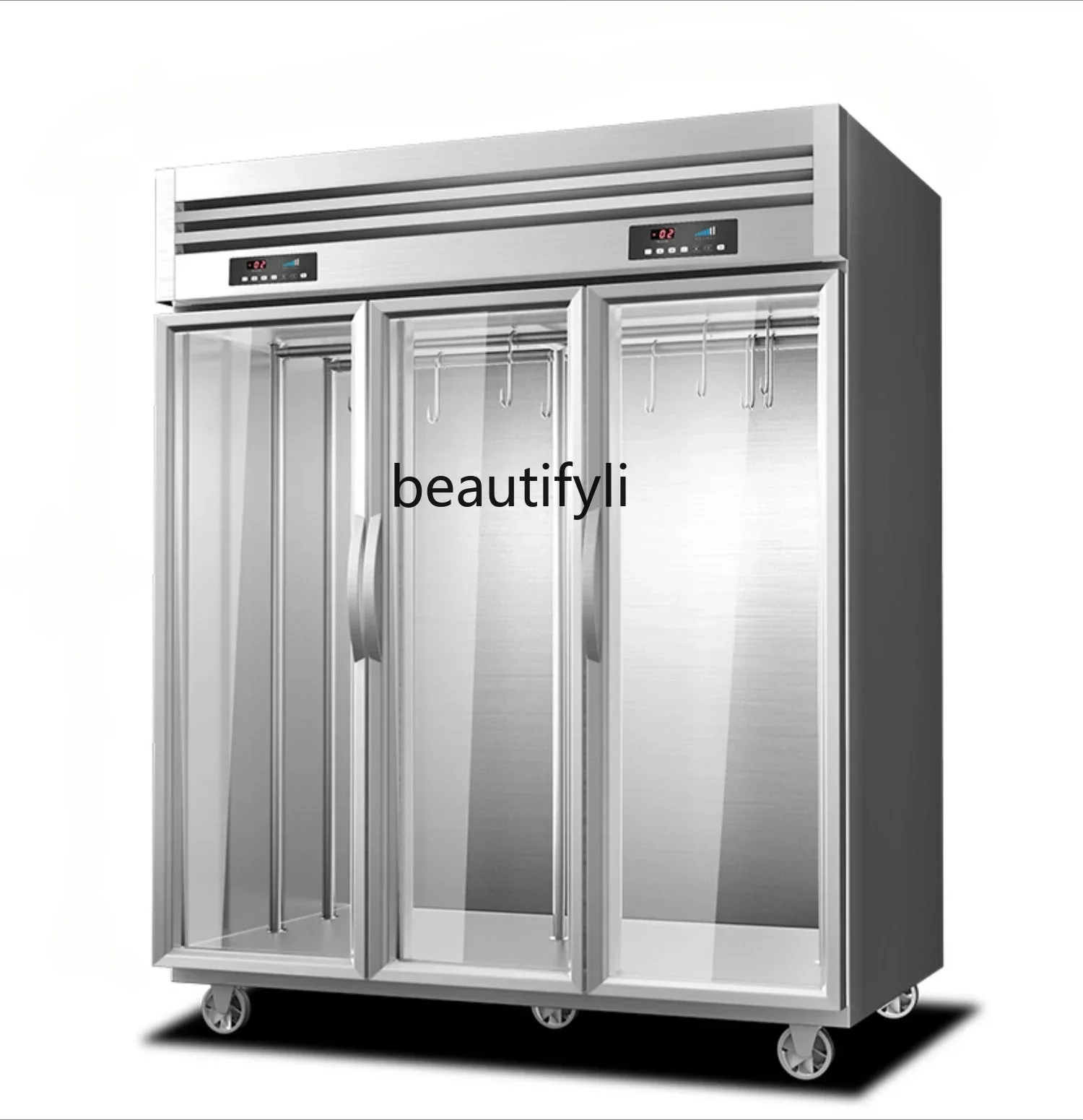 

l Commercial refrigerated fresh meat cabinet hanging pig cabinet pork beef and mutton fresh-keeping display freezer